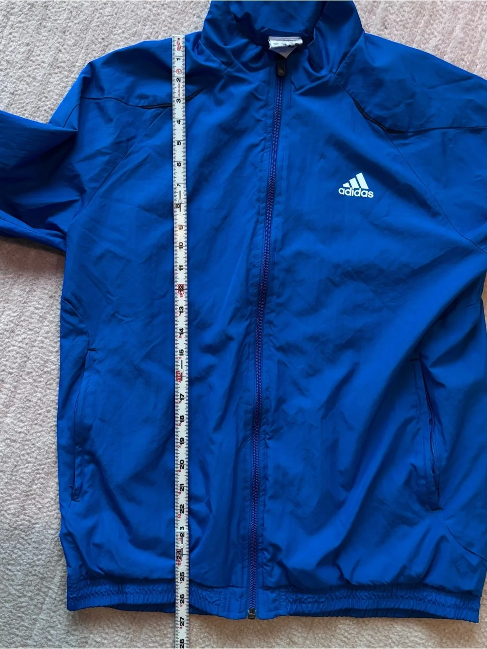 adidas Bright Blue Full-Zip Track Jacket